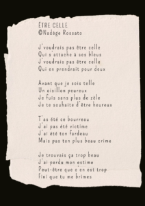 être celle